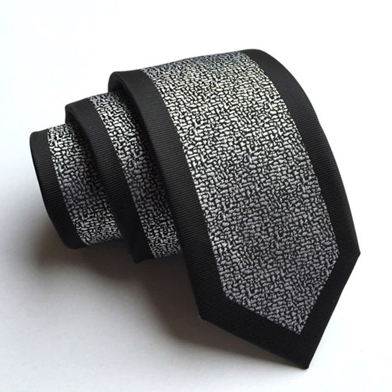 Men Wedding Party Polyester Silk Leisure Necktie Tie