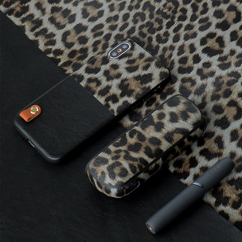 Leopard PU Leather Cover for IQOS 3.0 Case Cigarette Protective Sleeve