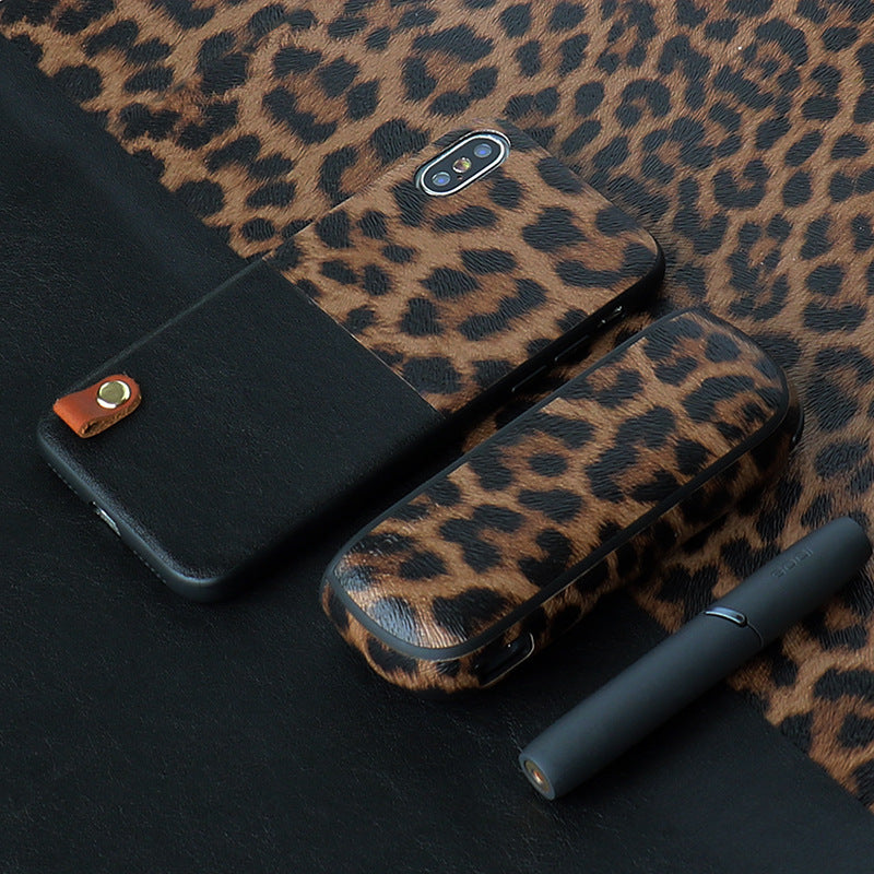 Leopard PU Leather Cover for IQOS 3.0 Case Cigarette Protective Sleeve