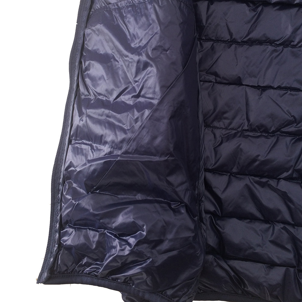 Men's Fashion Warm Stand Collar Sleeveless Nylon Jacket Thicken Vest Waistcoat