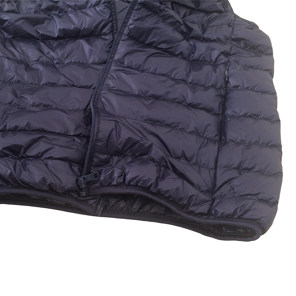 Men's Fashion Warm Stand Collar Sleeveless Nylon Jacket Thicken Vest Waistcoat