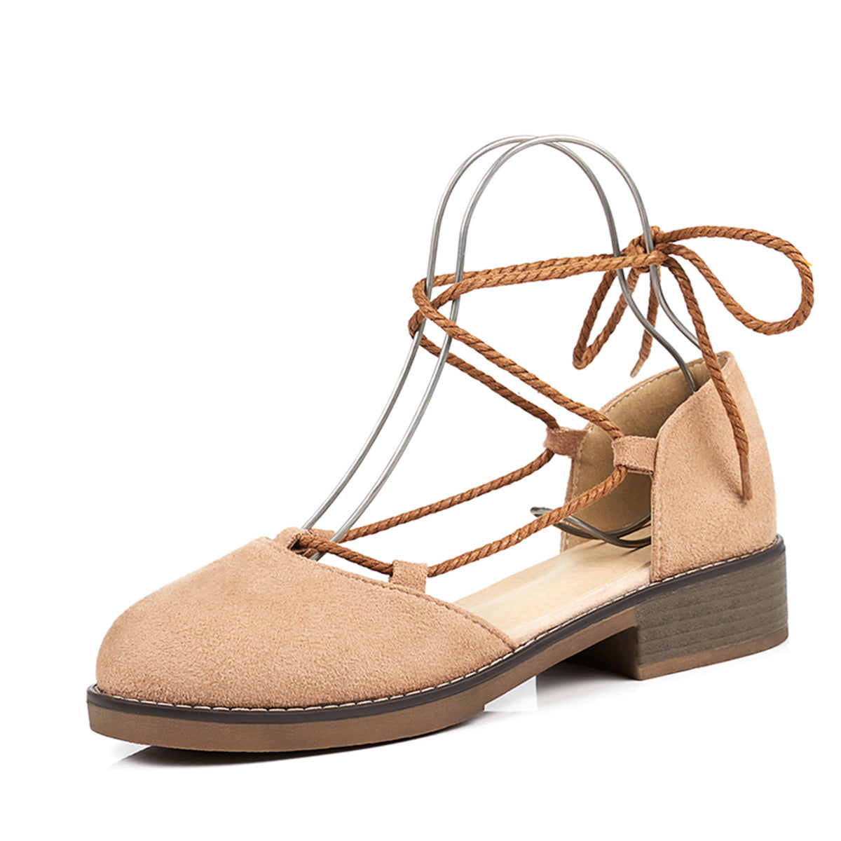 Sweet Spring Flat Bottom Ribbon Sandals