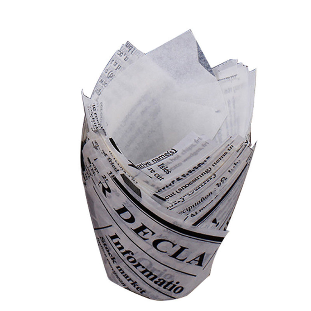 50Pcs Cup Shape Anti-Oil Muffin Cupcake Liner Paper Holder Kitchen Baking Tool