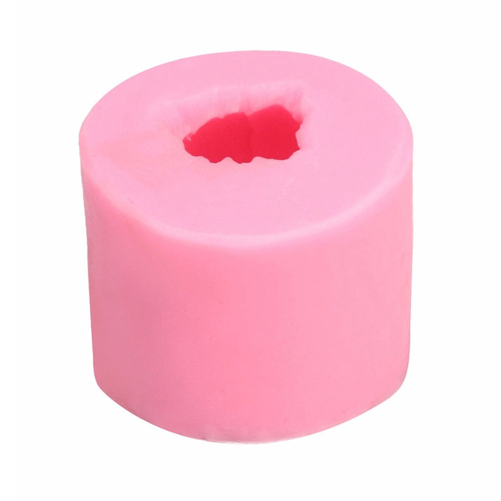 3D Rose Flower Candle Soap Mold Silicone Cake Decorating Tool DIY Bakeware