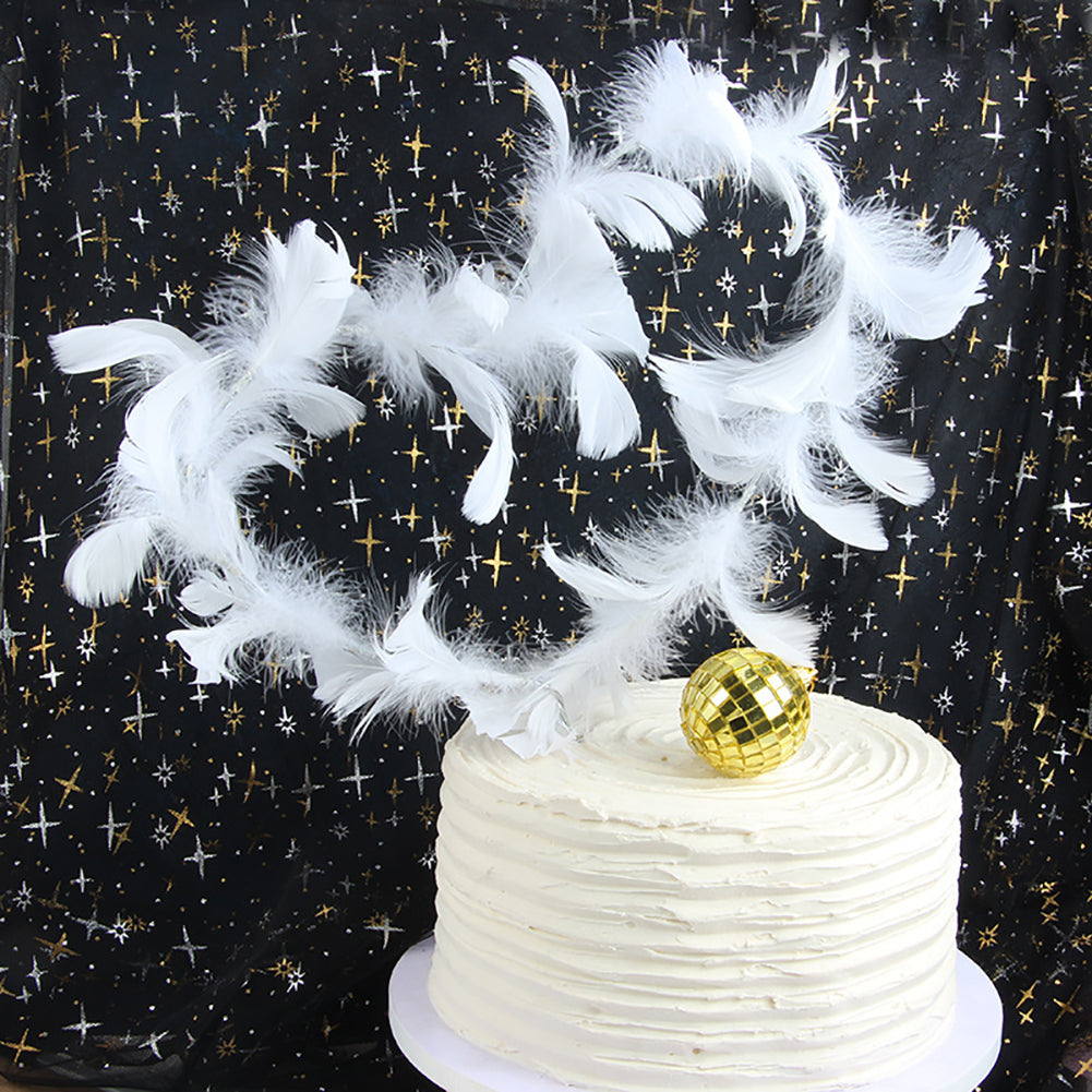 98cm Heart Shape Feather Fairy Cake Topper Birthday Party Wedding Decoration