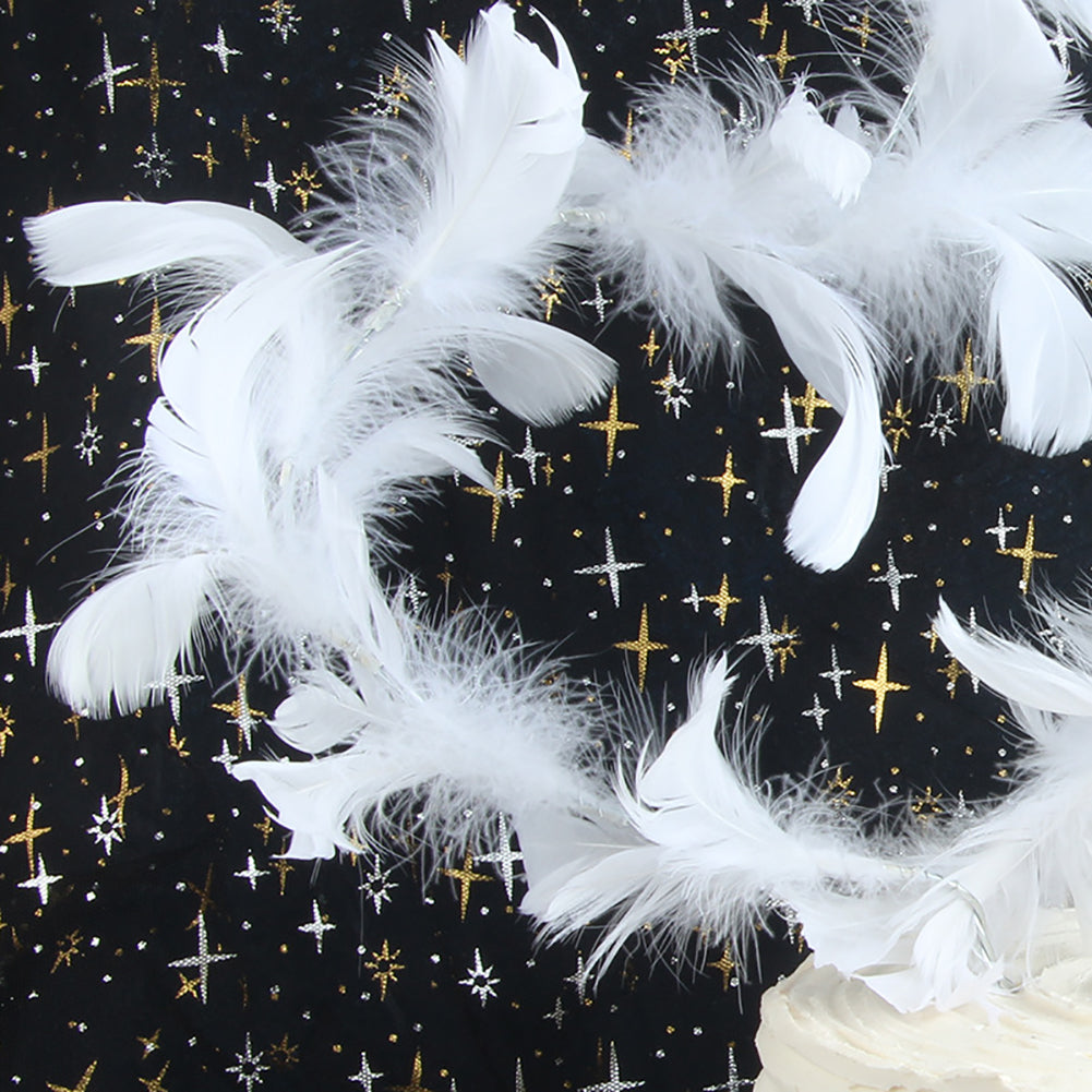 98cm Heart Shape Feather Fairy Cake Topper Birthday Party Wedding Decoration