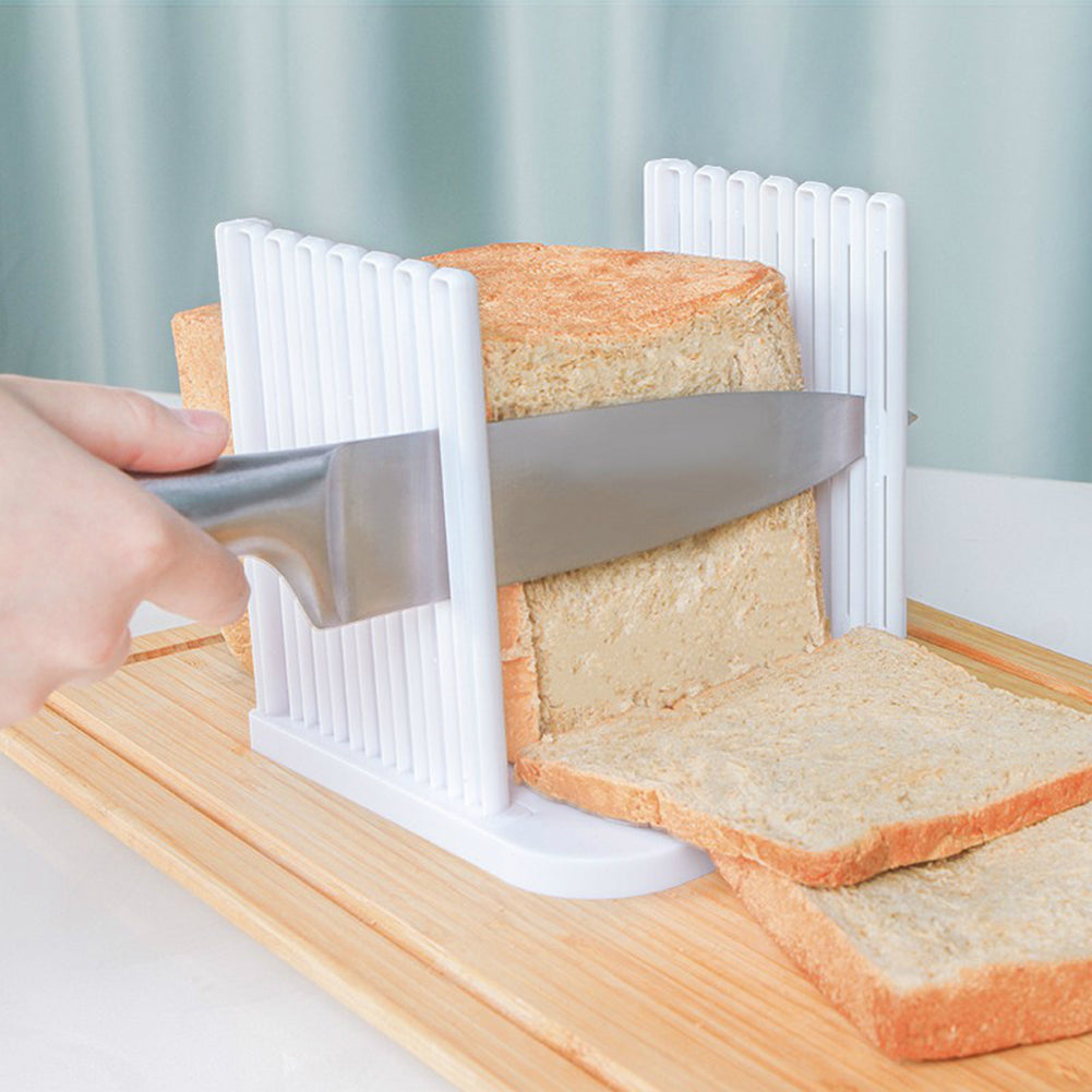 Plastic Bread Slicer Toast Cutter Mold Sandwich Breakfast Making Kitchen Tool