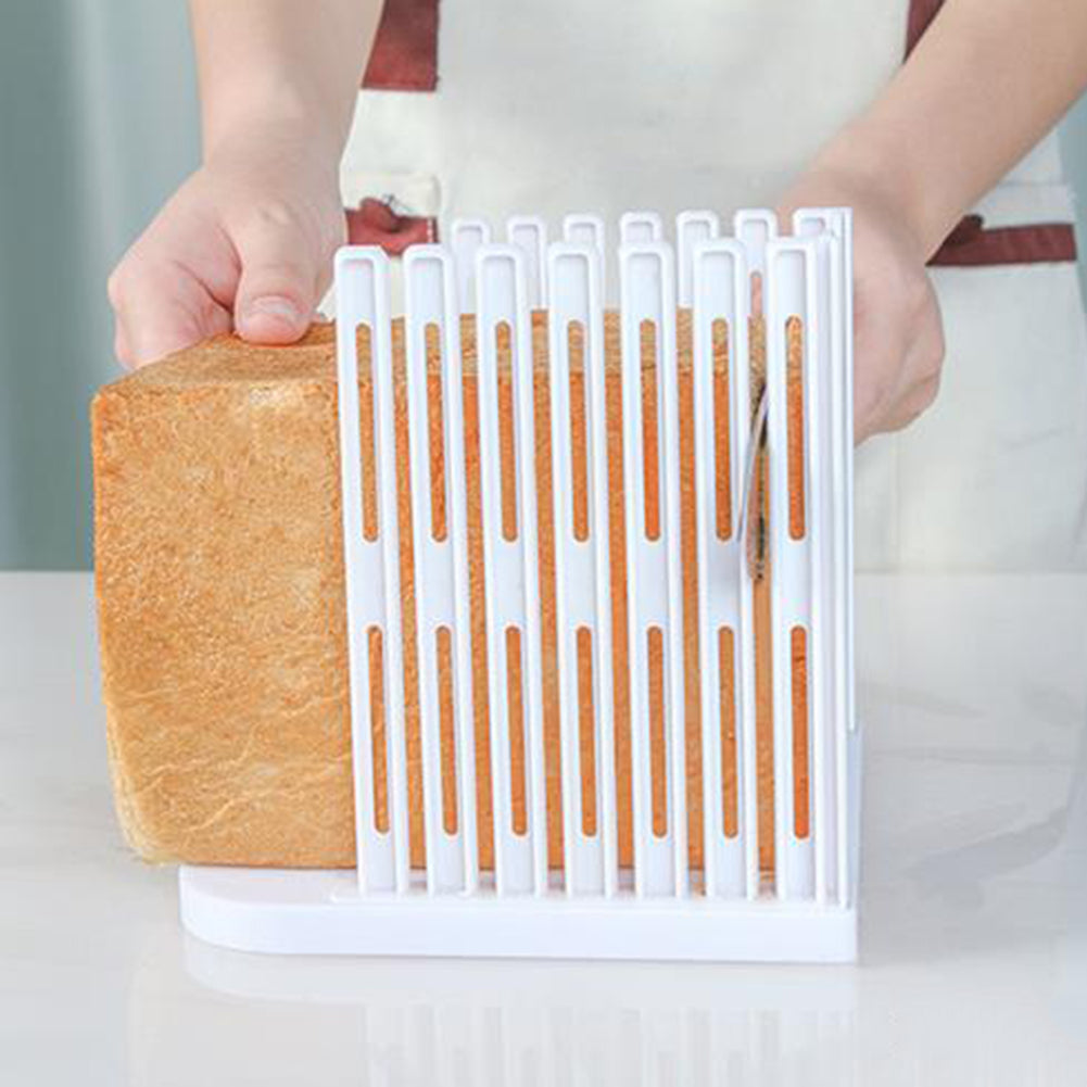 Plastic Bread Slicer Toast Cutter Mold Sandwich Breakfast Making Kitchen Tool