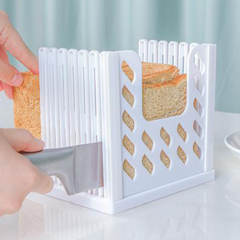 Plastic Bread Slicer Toast Cutter Mold Sandwich Breakfast Making Kitchen Tool