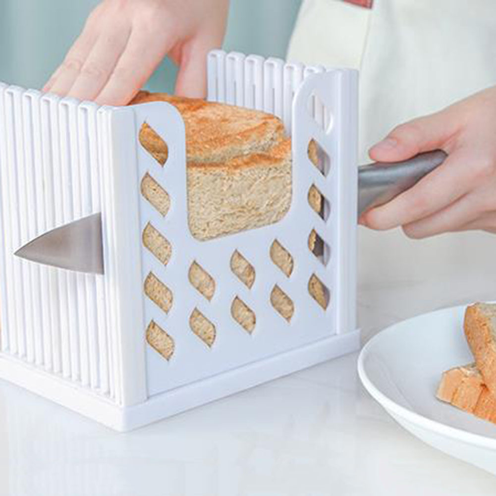 Plastic Bread Slicer Toast Cutter Mold Sandwich Breakfast Making Kitchen Tool