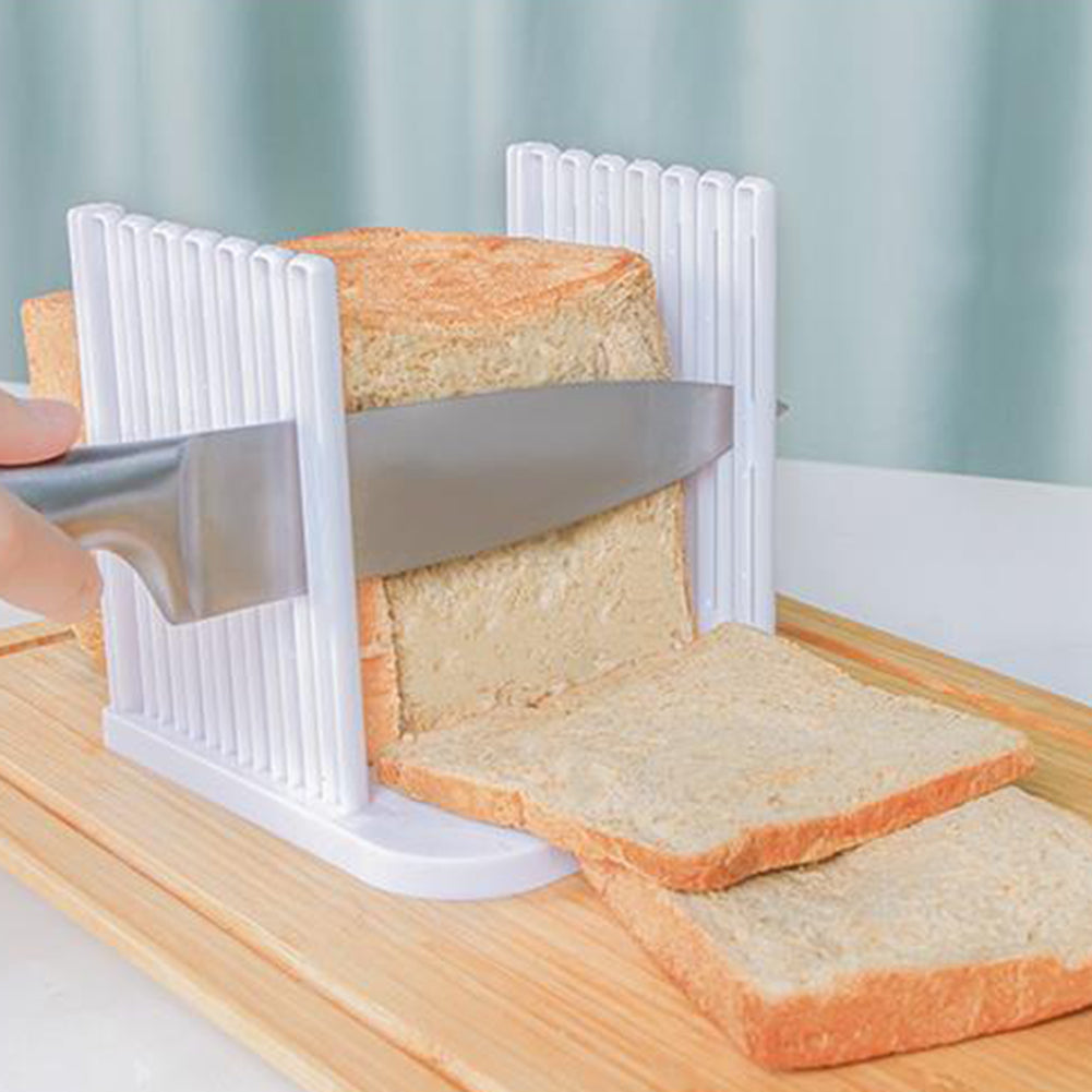 Plastic Bread Slicer Toast Cutter Mold Sandwich Breakfast Making Kitchen Tool