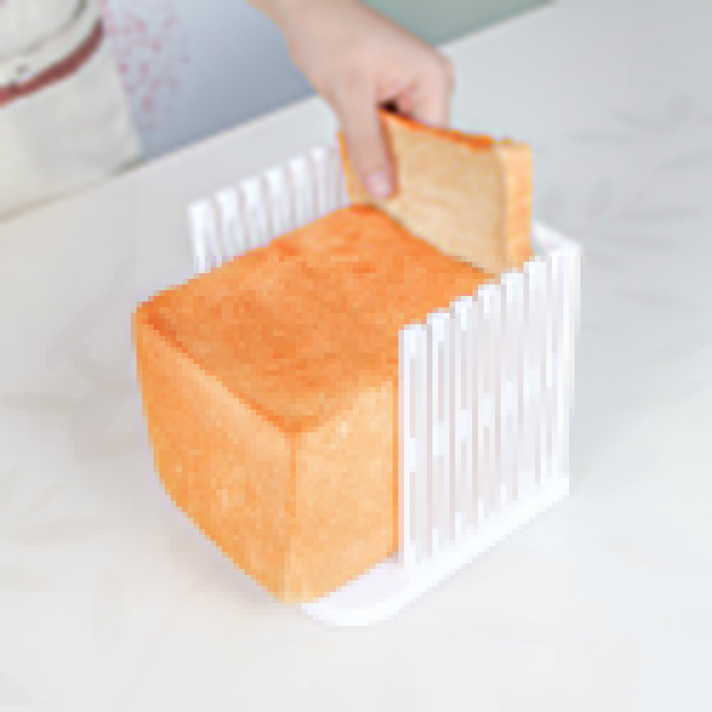 Plastic Bread Slicer Toast Cutter Mold Sandwich Breakfast Making Kitchen Tool