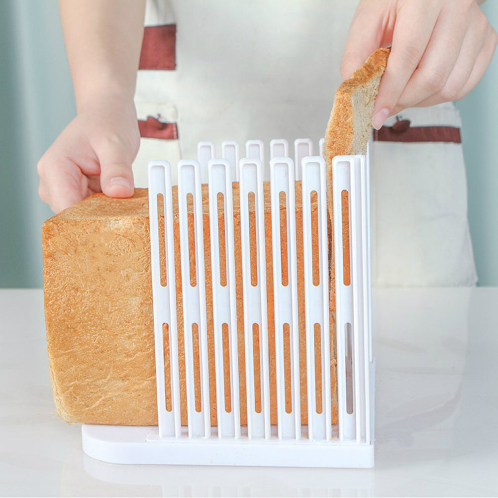 Plastic Bread Slicer Toast Cutter Mold Sandwich Breakfast Making Kitchen Tool