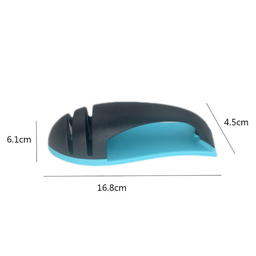 Creative Fish Shape 2 Stages Manual Knife Sharpener Household Kitchen Supply