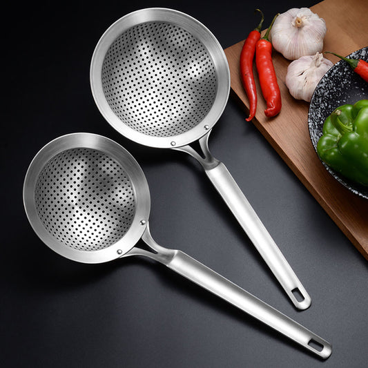 Frying Food Oil Stainless Steel Strainer Filter Colander Skimmer Kitchen Tool