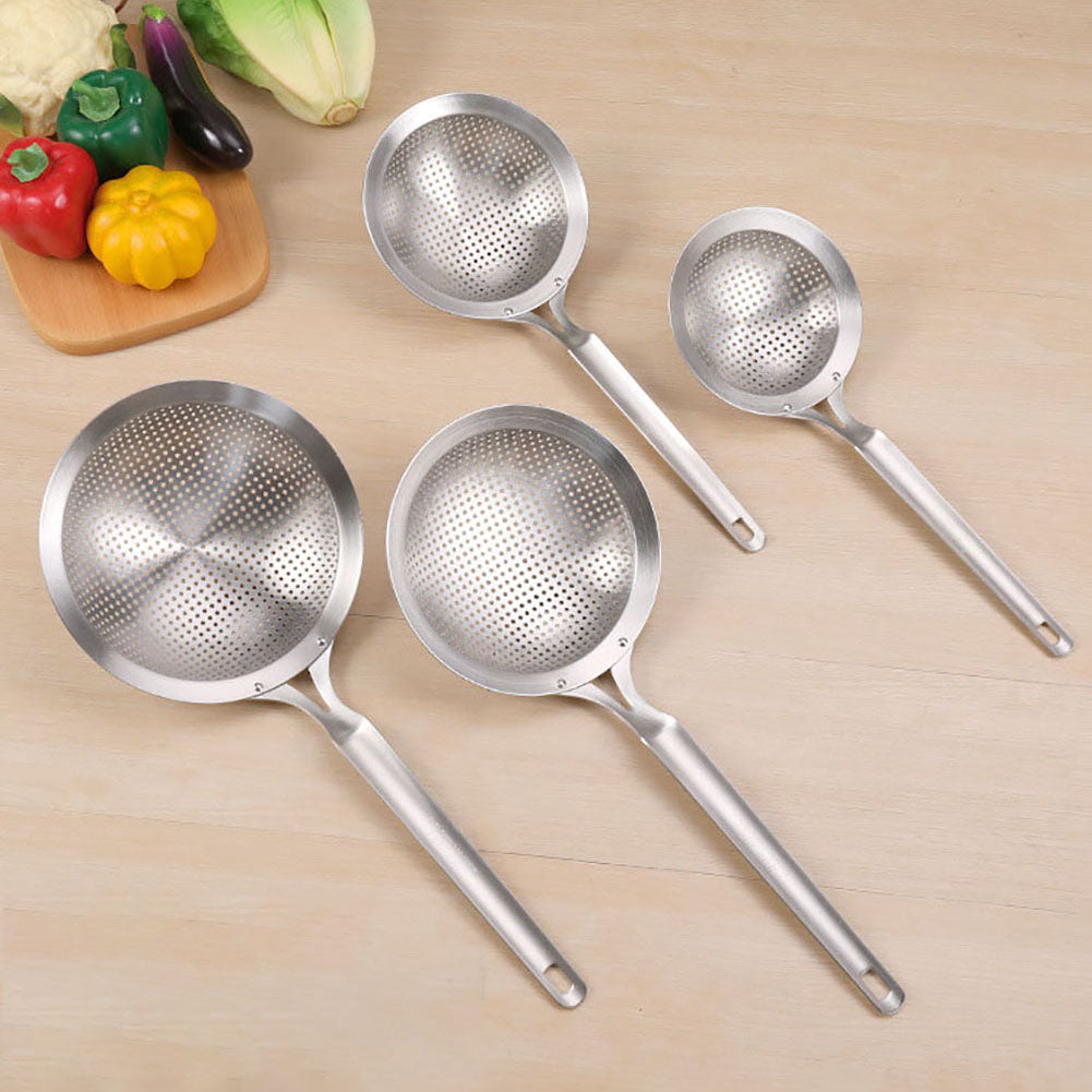 Frying Food Oil Stainless Steel Strainer Filter Colander Skimmer Kitchen Tool