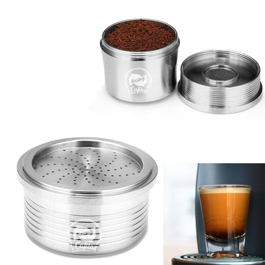 Stainless Steel Reusable Coffee Capsule Filter Cup for Lavazza Nespresso Machine