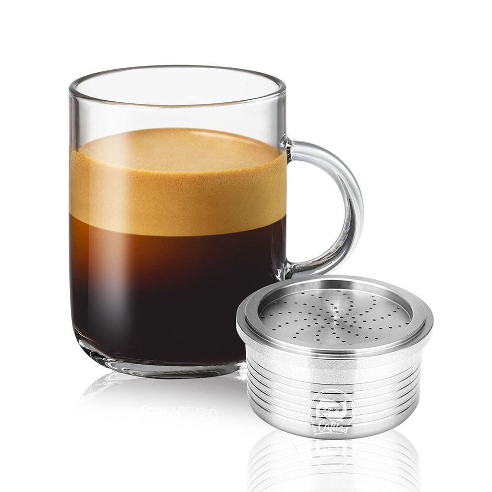 Stainless Steel Reusable Coffee Capsule Filter Cup for Lavazza Nespresso Machine