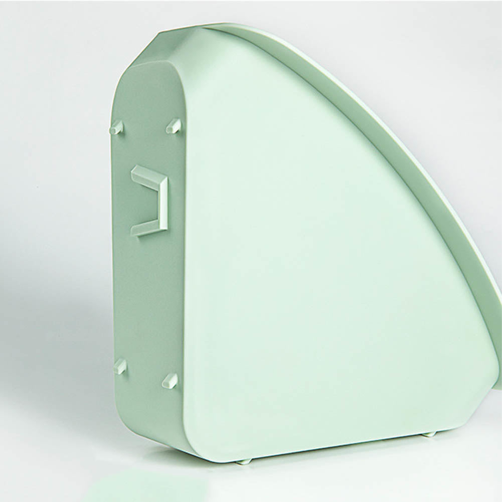 Double Layer Triangle Wall Corner Plastic Bathroom Storage Shelf Rack Home Decor