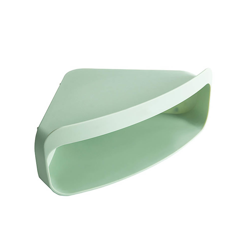 Double Layer Triangle Wall Corner Plastic Bathroom Storage Shelf Rack Home Decor