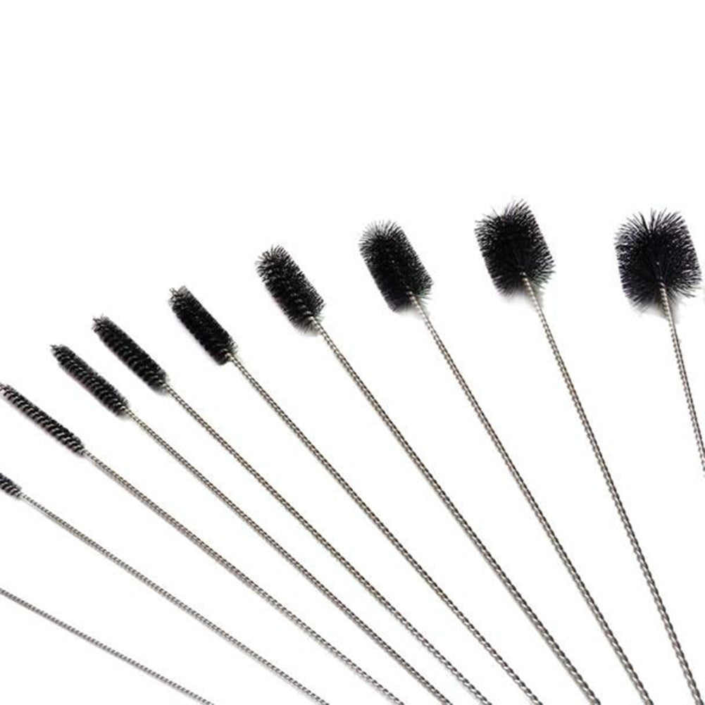 10Pcs Multifunctional Nylon Bristle Spray Brushes Kitchen Cleaner Cleaning Tools