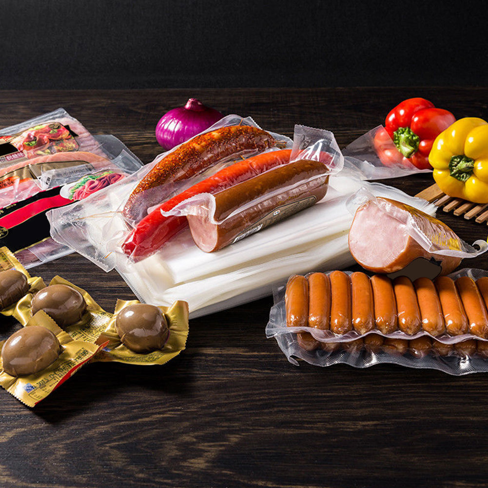 2Pcs 15/20/25cmx500cm Kitchen Vacuum Sealer Rolls Food Saving Seal Storage Bags