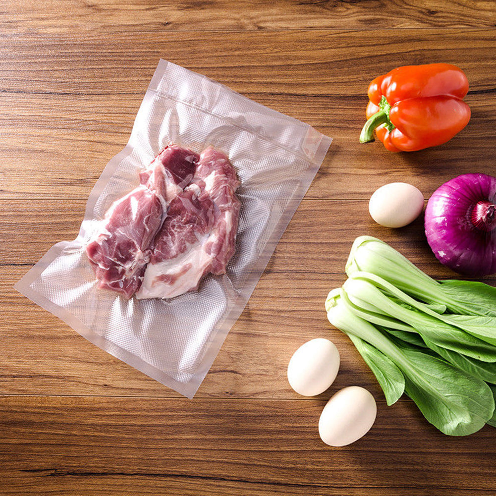 2Pcs 15/20/25cmx500cm Kitchen Vacuum Sealer Rolls Food Saving Seal Storage Bags