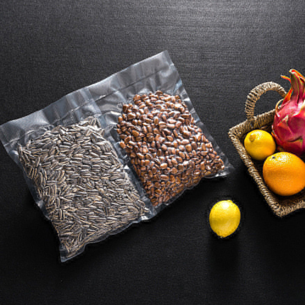 2Pcs 15/20/25cmx500cm Kitchen Vacuum Sealer Rolls Food Saving Seal Storage Bags