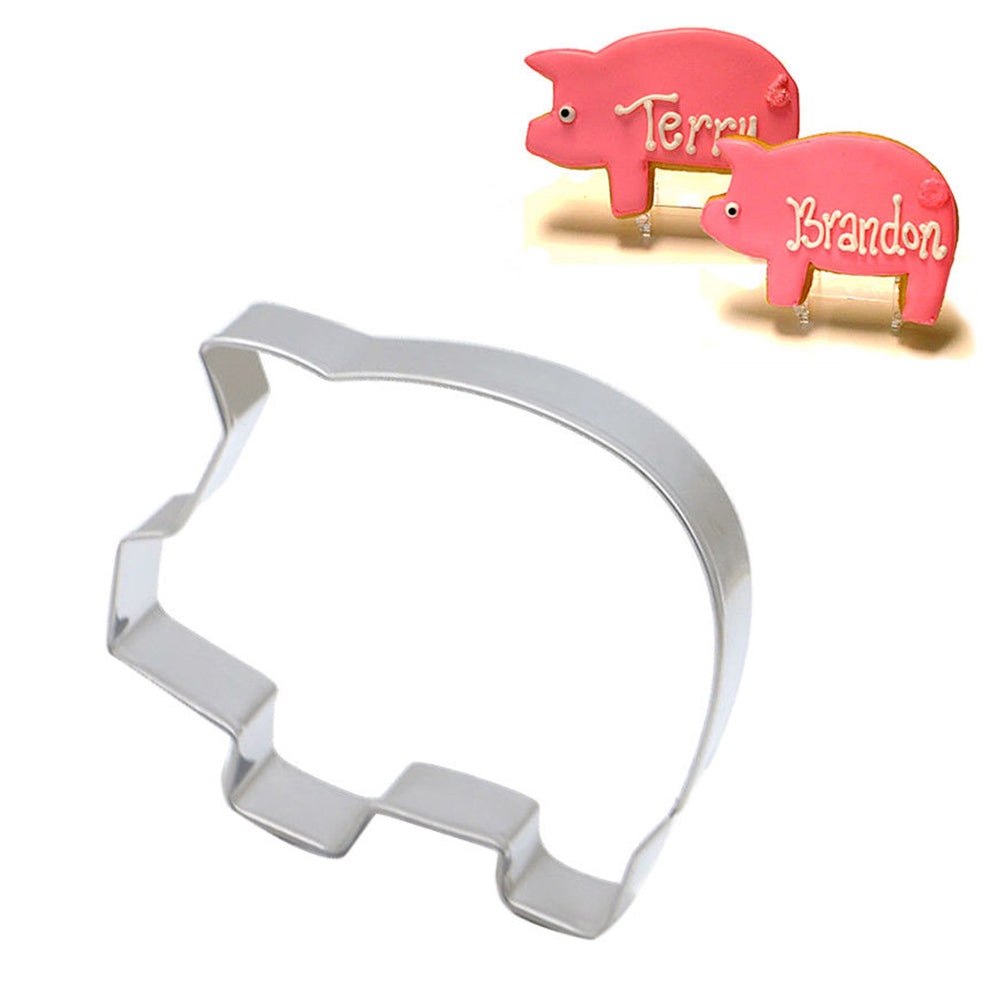 Cartoon Pig Shape DIY Sugarcraft Fondant Cake Biscuit Cookie Cutter Baking Tool