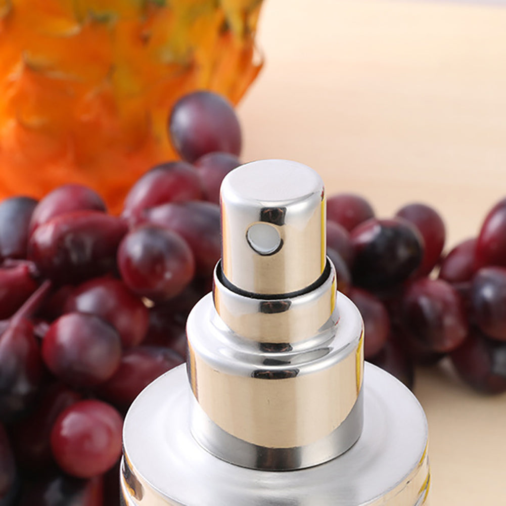 Stainless Steel Oil Bottle Sprayer Kitchen Picnic Barbecue Jar Sauce Injector