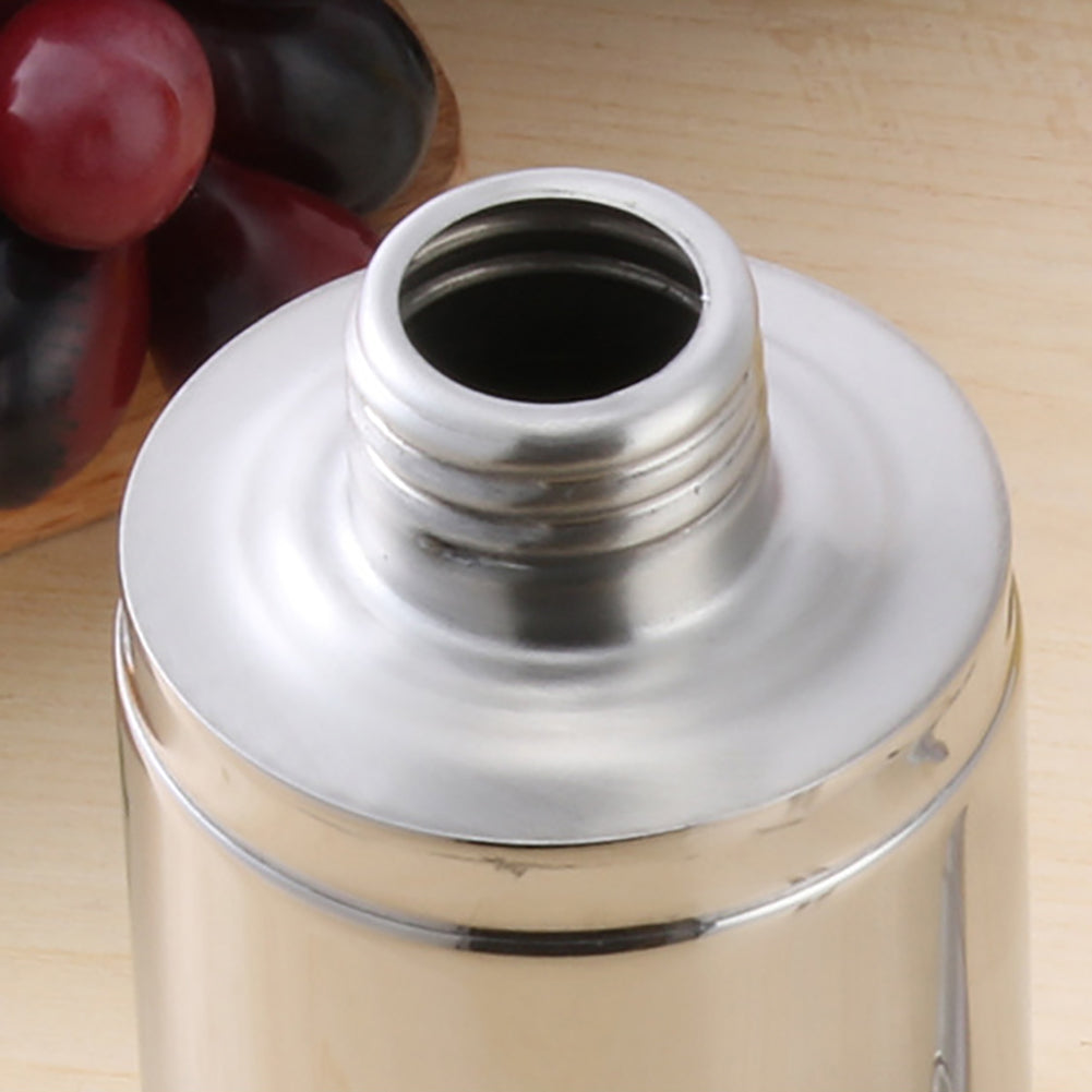 Stainless Steel Oil Bottle Sprayer Kitchen Picnic Barbecue Jar Sauce Injector