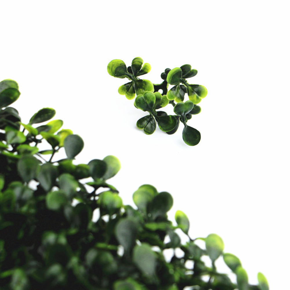 50x50cm Artificial Milan Leaf Grass Fence Lawn Fake Wall Plate Home Decoration