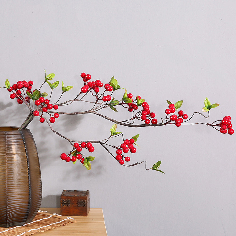 1Pc Artificial Branch Berry Garden DIY Party Home Holiday Xmas Craft Decoration