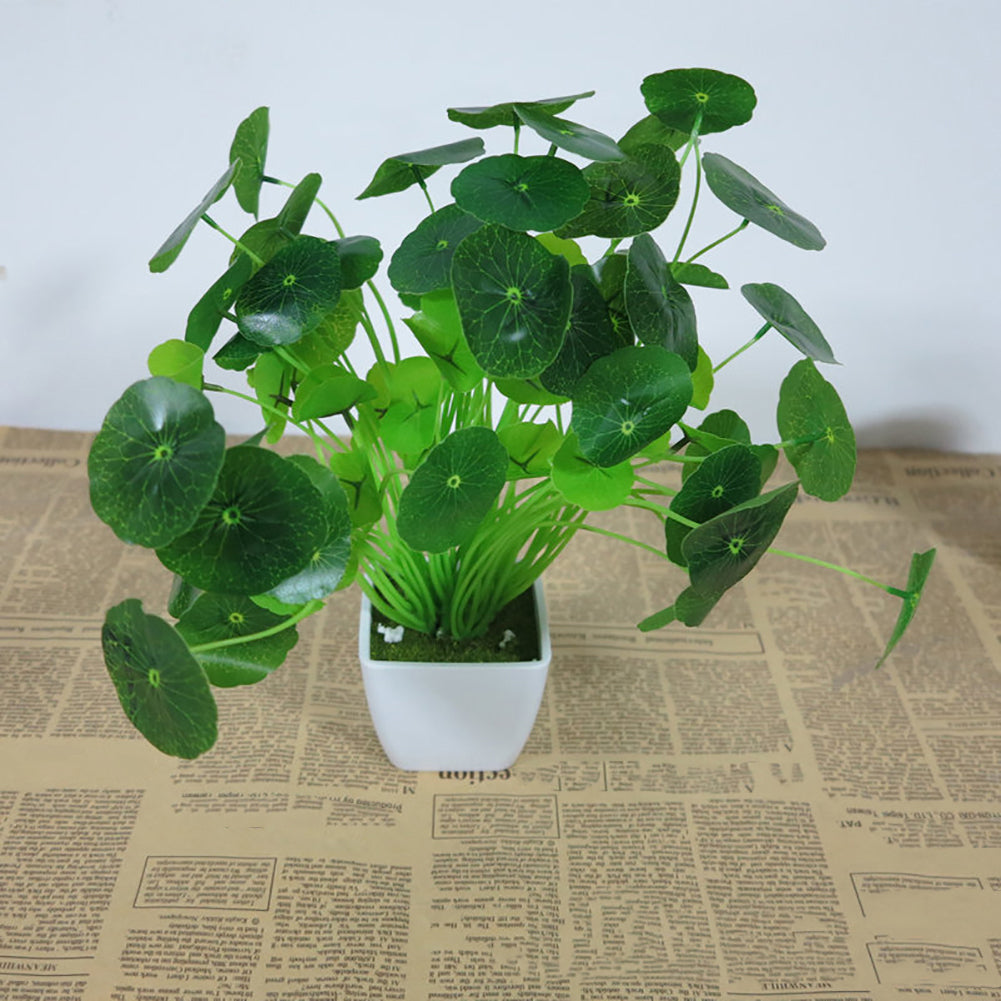 Artificial Foliage Plant Lotus Leaf Office Home Garden Fish Tank Decoration