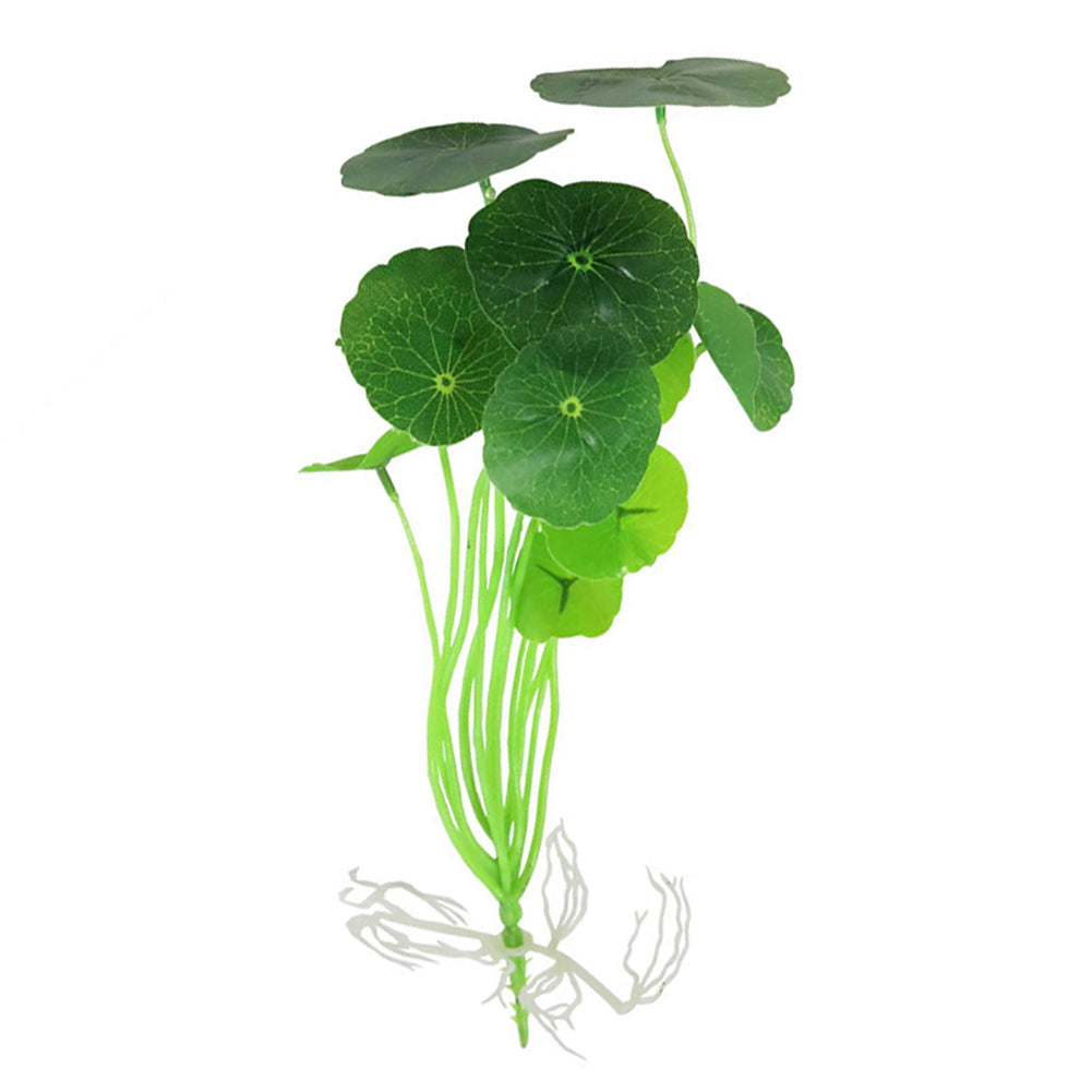 Artificial Foliage Plant Lotus Leaf Office Home Garden Fish Tank Decoration