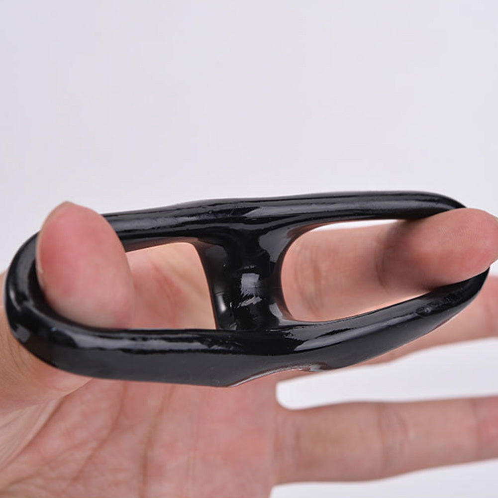 Soft Flexible Men Delay Ejaculation Double Cock Ring Penis Lock Adult Sex Toy