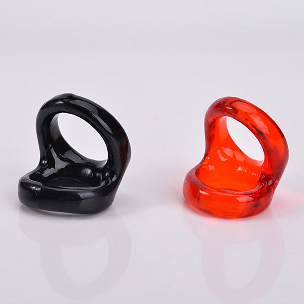 Soft Flexible Men Delay Ejaculation Double Cock Ring Penis Lock Adult Sex Toy
