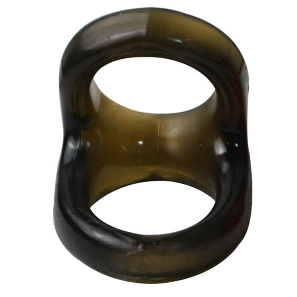Soft Flexible Men Delay Ejaculation Double Cock Ring Penis Lock Adult Sex Toy