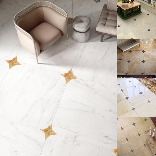 10Pcs Star Shaped Marble Style DIY Diagonal Corner Tile Decal Sticker Home Decor