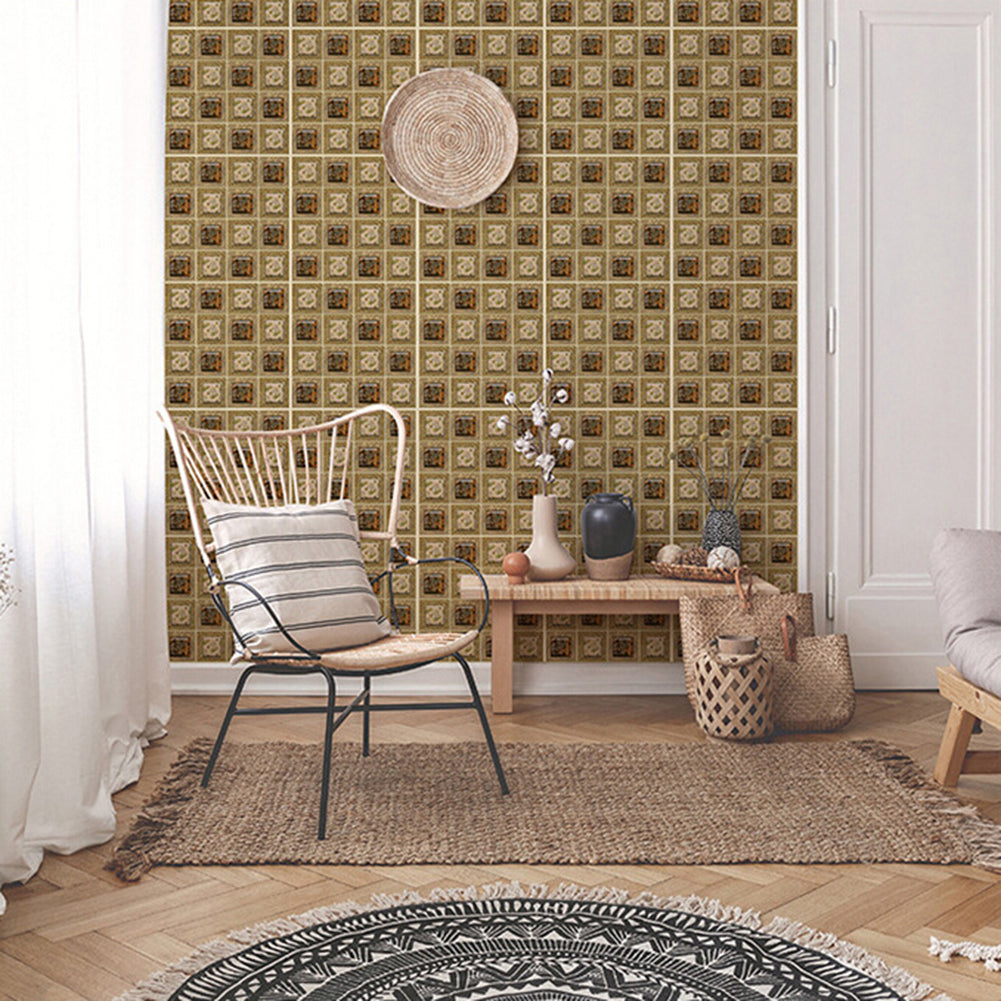 3D Effect Tile Wall Sticker Kitchen Bathroom Anti-collision DIY Decal Decoration