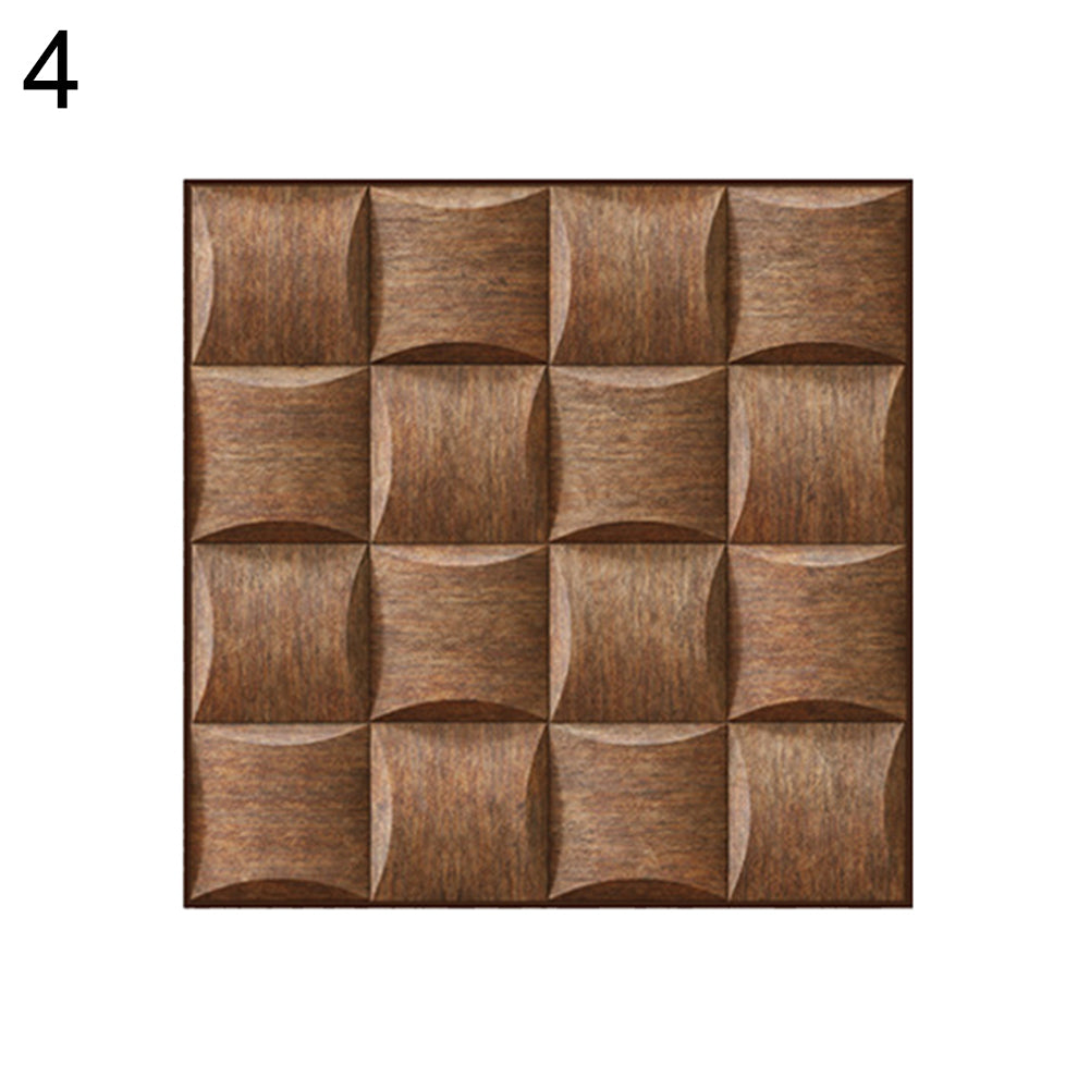 3D Effect Tile Wall Sticker Kitchen Bathroom Anti-collision DIY Decal Decoration