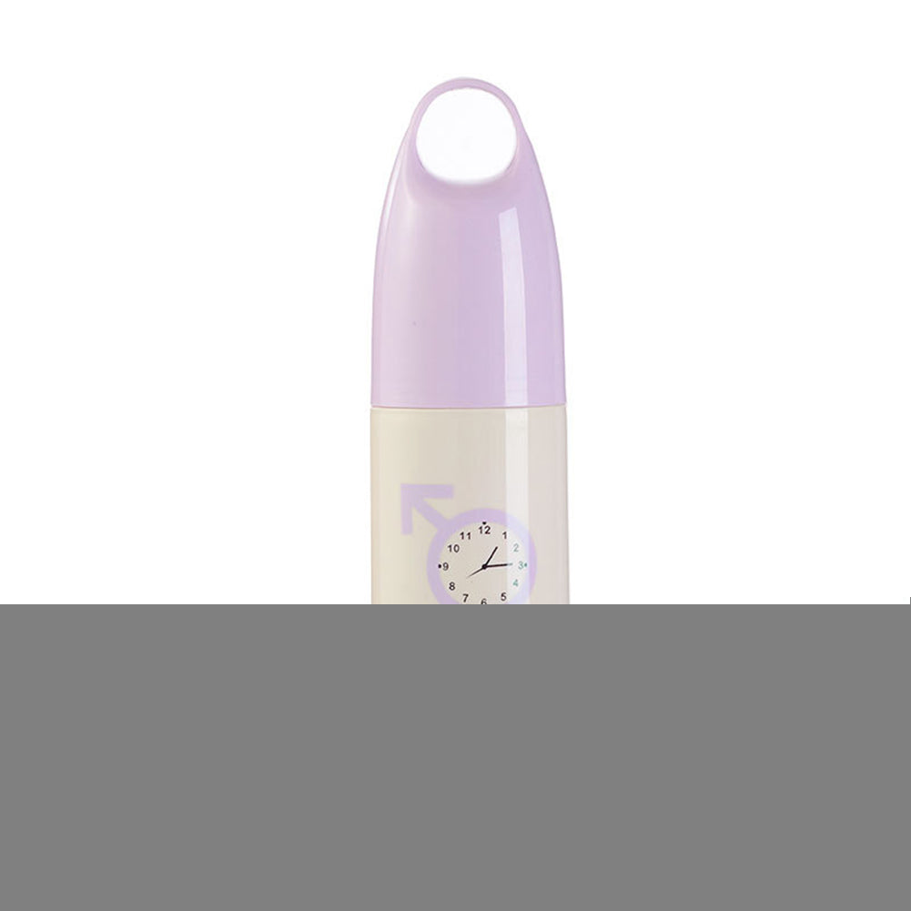 Portable Clock Pattern Toothbrush Toothpaste Holder Cup Anti-dust Storage Box