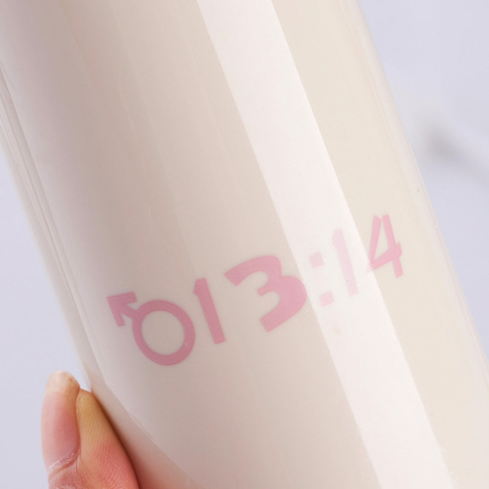 Portable Clock Pattern Toothbrush Toothpaste Holder Cup Anti-dust Storage Box