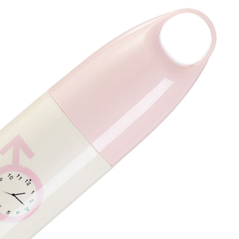 Portable Clock Pattern Toothbrush Toothpaste Holder Cup Anti-dust Storage Box