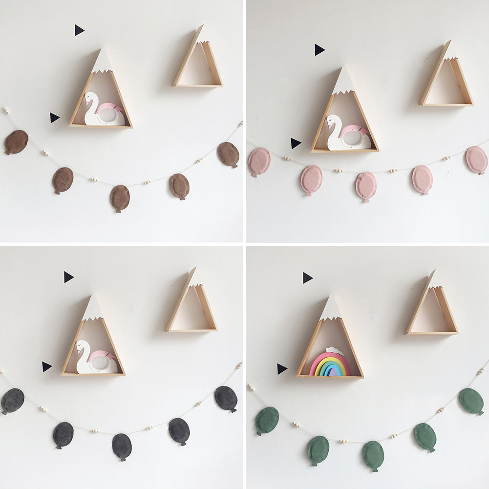 Rhombus Balloon Wall Hanging Bunting Banner Ornament Kids Room Party Decoration