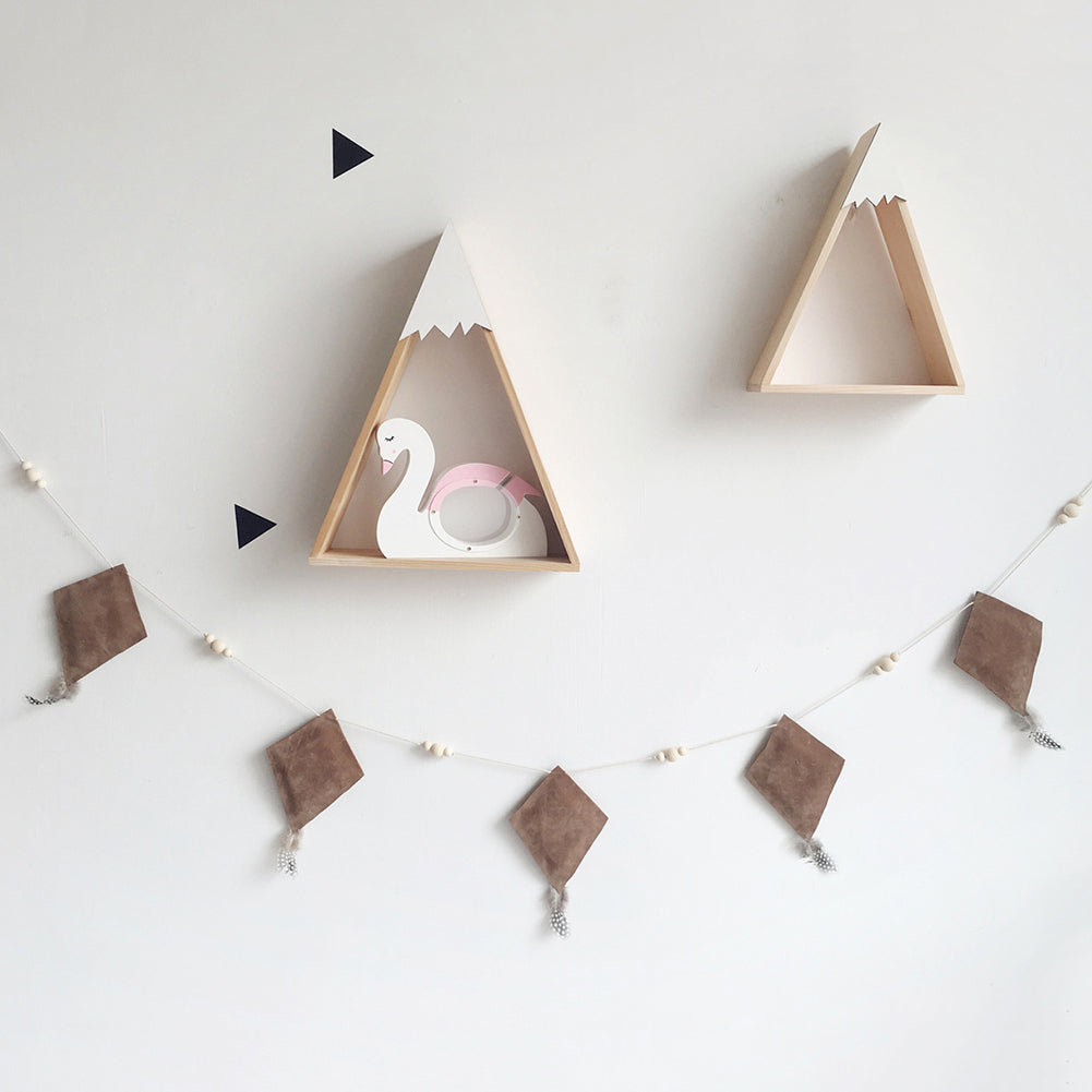 Rhombus Balloon Wall Hanging Bunting Banner Ornament Kids Room Party Decoration