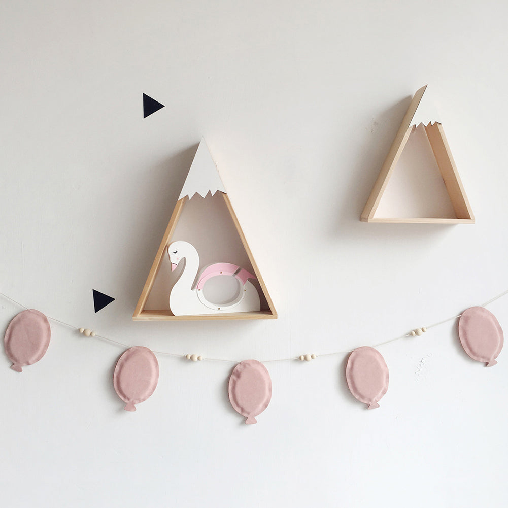 Rhombus Balloon Wall Hanging Bunting Banner Ornament Kids Room Party Decoration