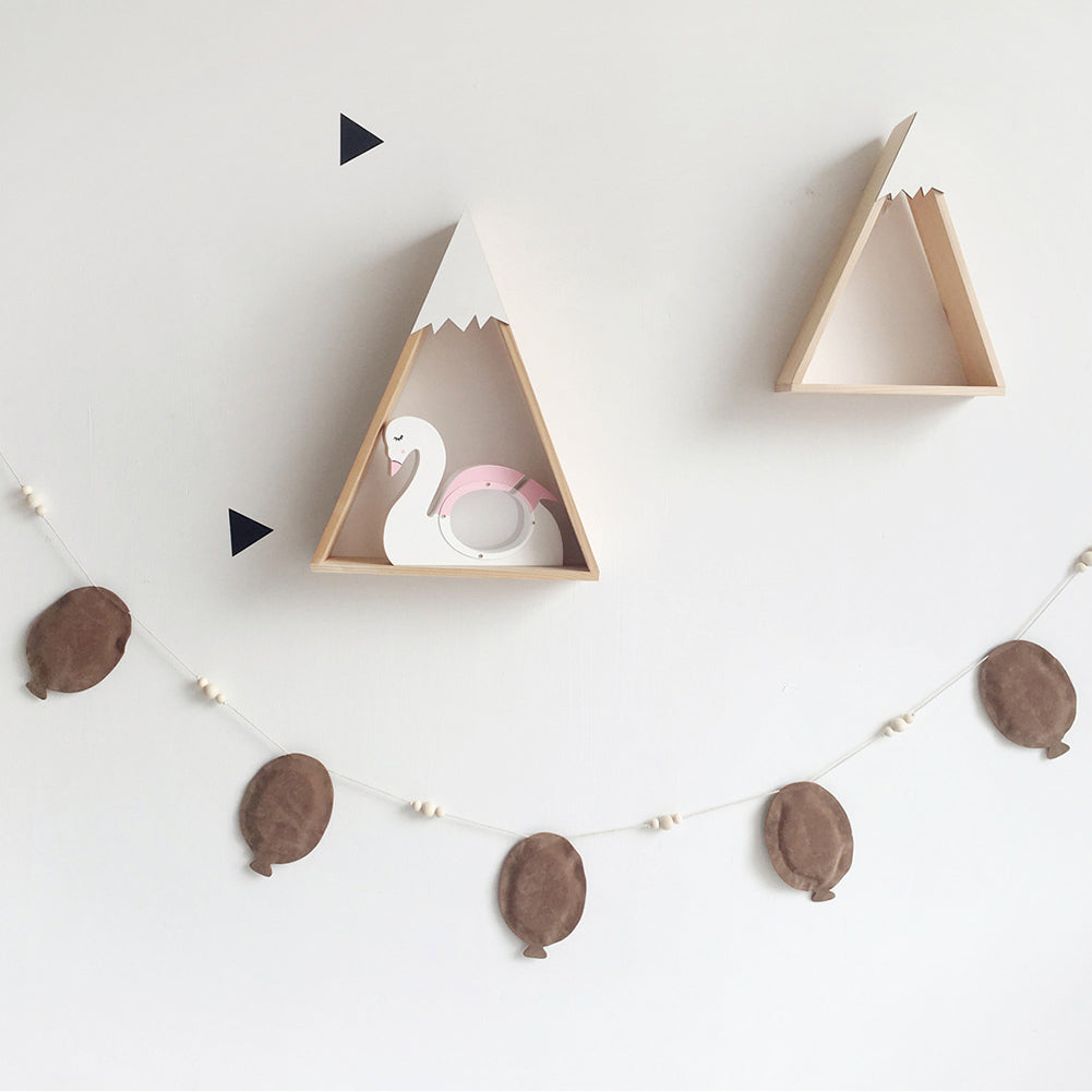 Rhombus Balloon Wall Hanging Bunting Banner Ornament Kids Room Party Decoration