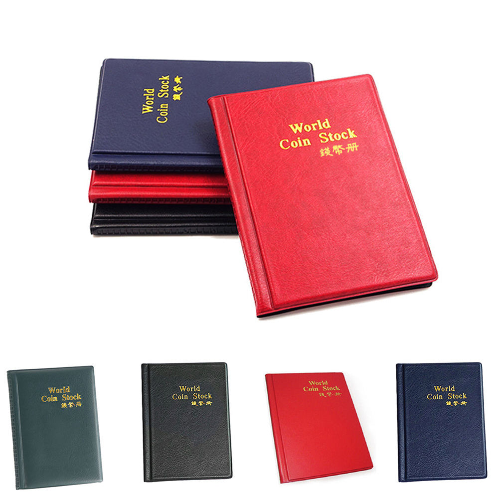 Coin Holder Collection Storage Collecting Money Penny 120 Pockets Album Book