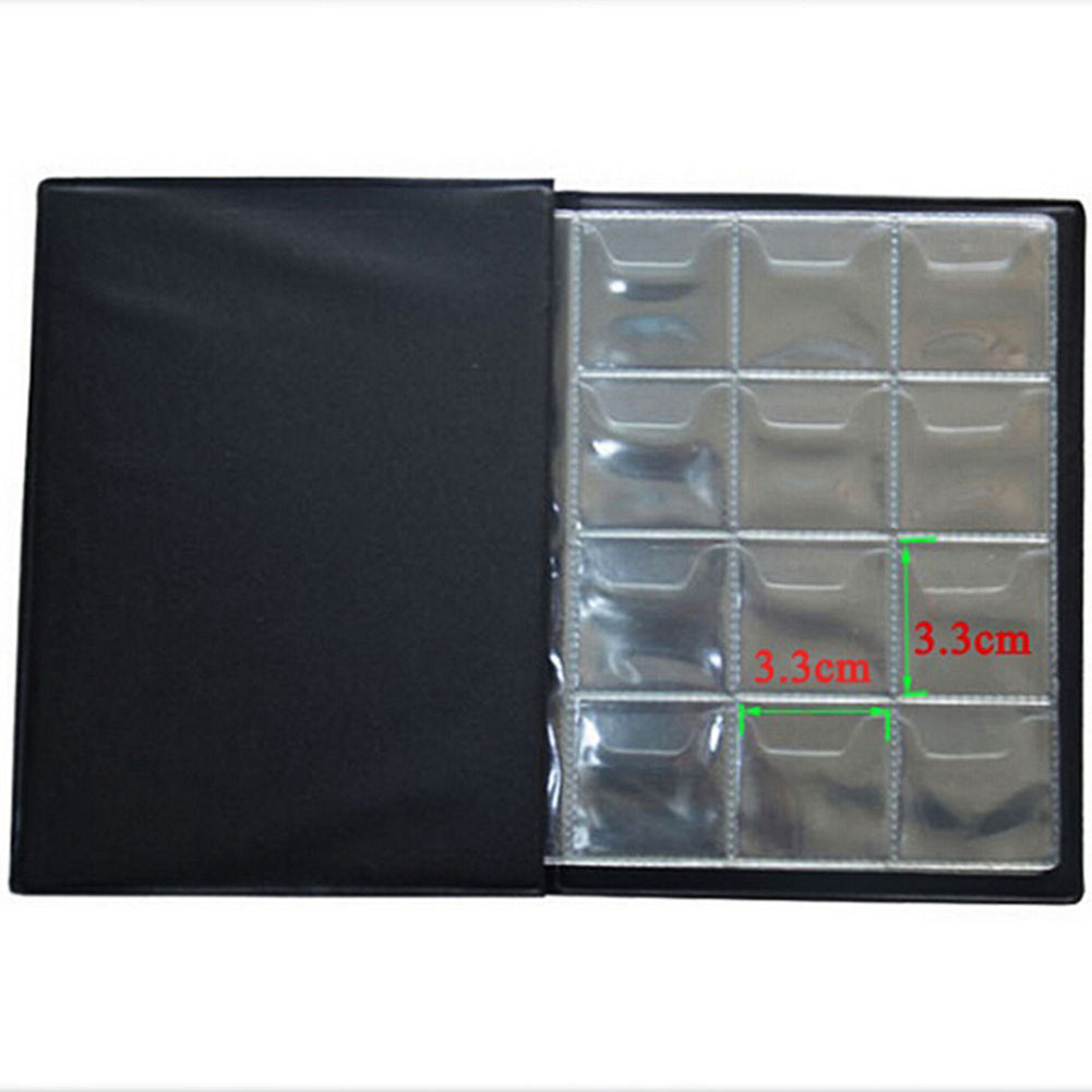 Coin Holder Collection Storage Collecting Money Penny 120 Pockets Album Book